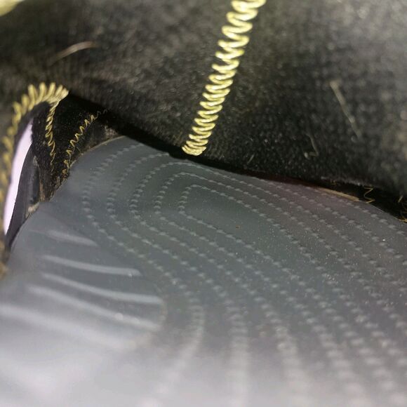 Crocs Swiftwater Black Mesh Fisherman Deck Sandals Men's Sz 12 Ankle Strap 15041 - Picture 10 of 16